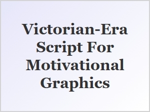 Victorian Elegance in Motivational Graphics